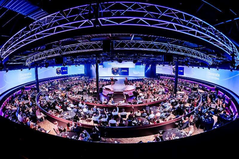 Baker Tilly Generations 2024: crowd in front of the stage in Hilversum