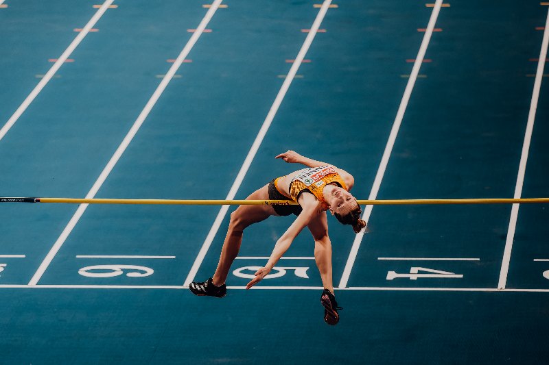EK Atletiek 2025: Highjumper making the new height.