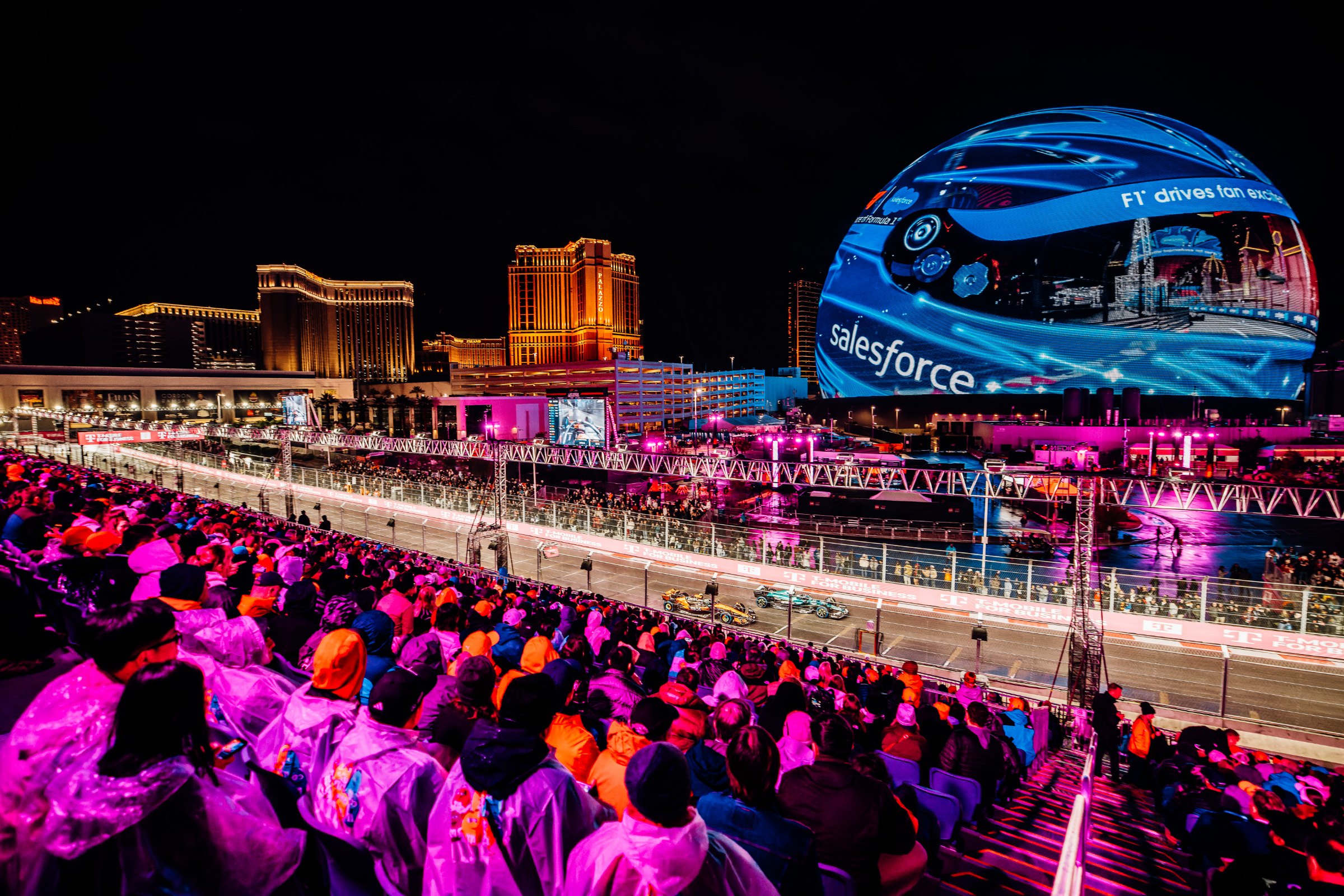 Formula 1 Las Vegas Grand Prix 2025: The Sphere at the LVGP