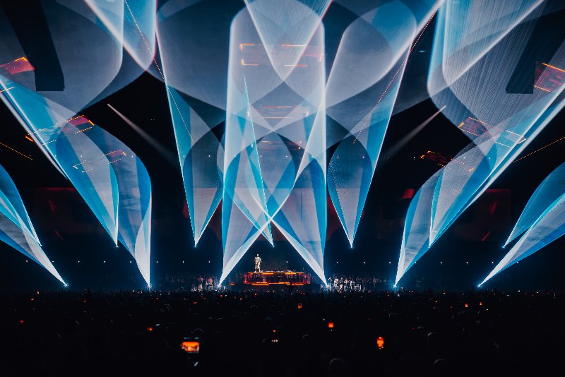 La Familia 2025: wide view of the main stage in Gelredome