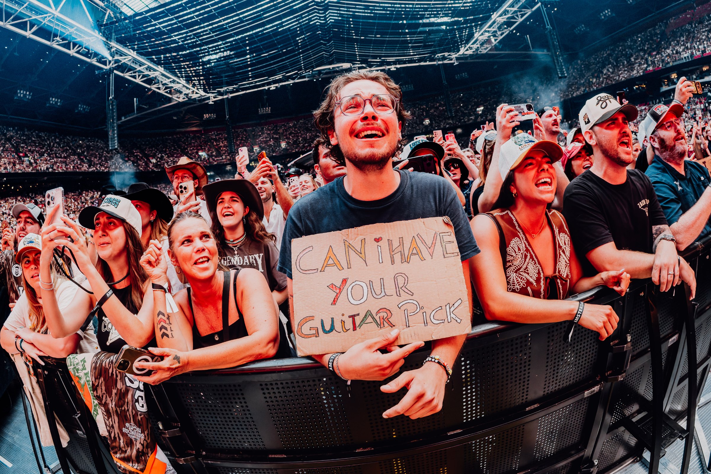 Luke Combs - A'dam Arena event photography