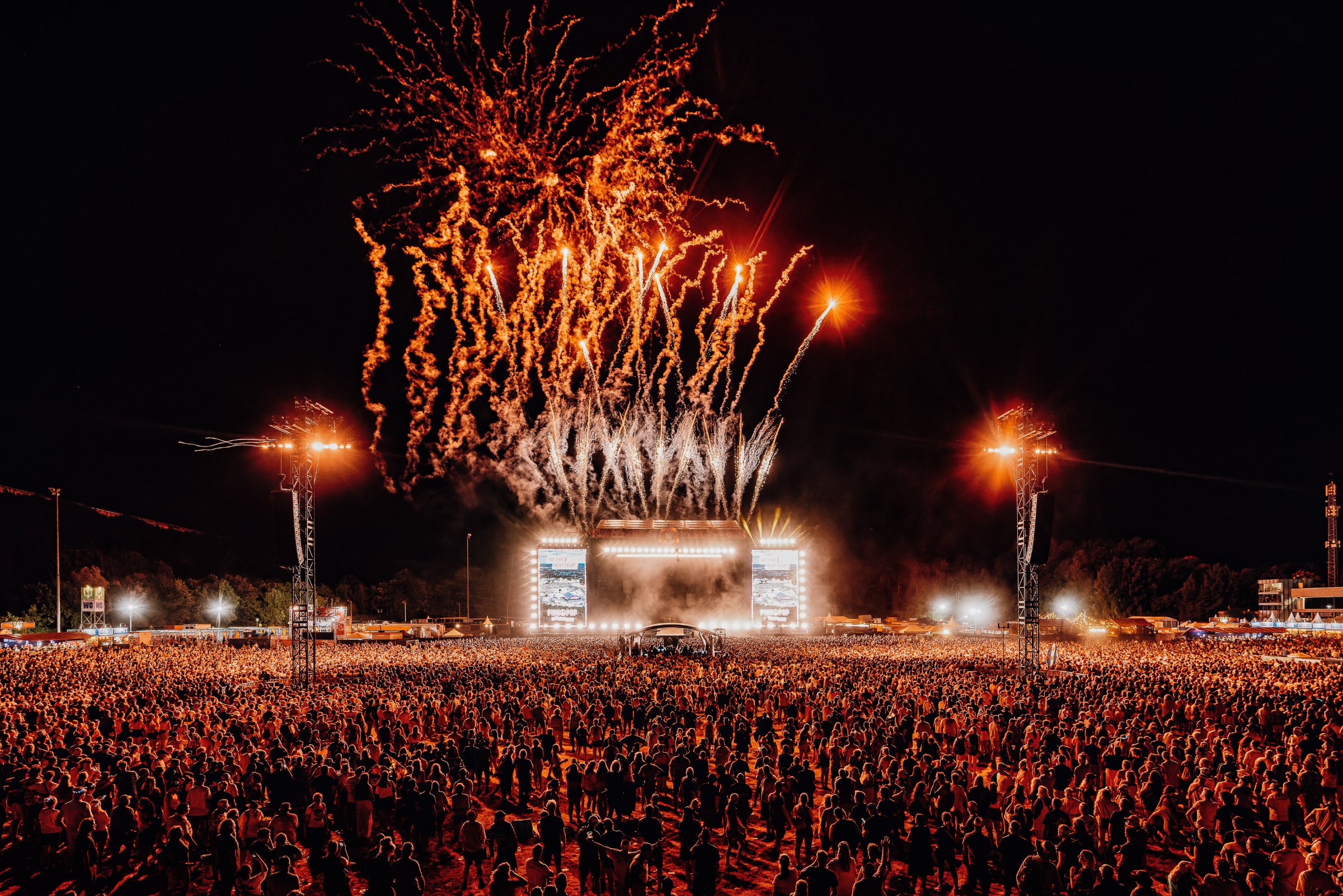 Pinkpop Festival 2025 2025: Fireworks moment from the show in Landgraaf